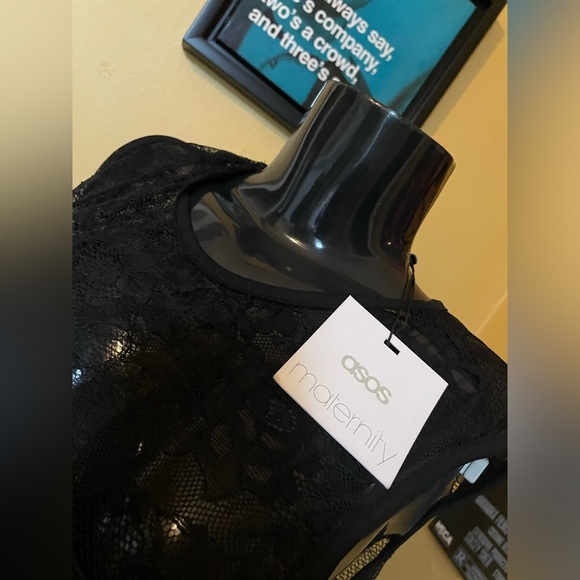 Velvet Maternity Dress ( 8 ) - Picture 5 of 5